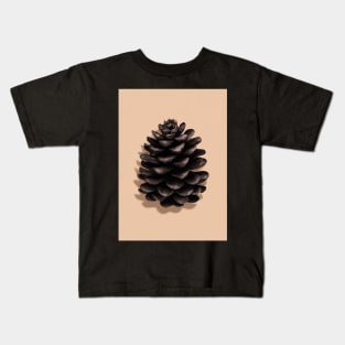 Black Pinecone Kids T-Shirt